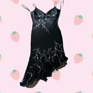 Cicci black beaded dress